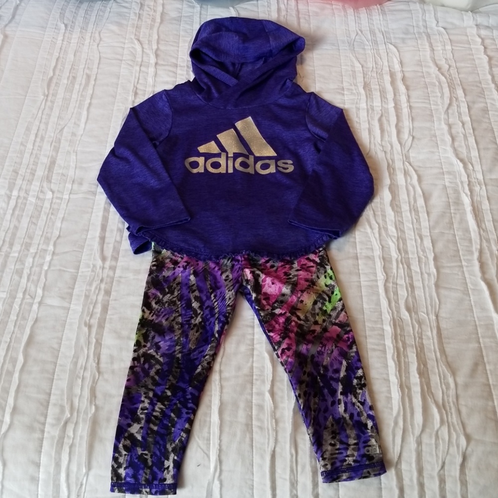 Adidas Hoodie and Leggings